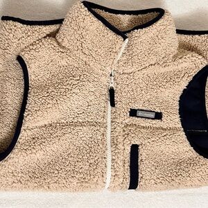 Columbia Tan Sherpa Fleece Vest